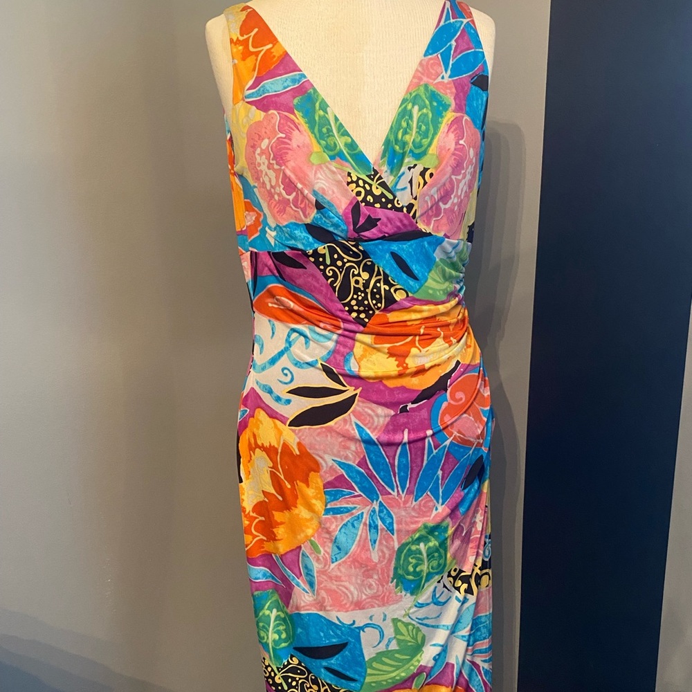 Ralph Lauren Tropical Flower/Floral dress Size 12